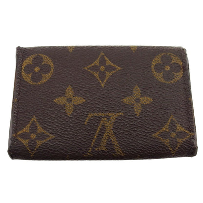 LOUIS VUITTON Key case Key holder Brown x beige x gold Multicles6