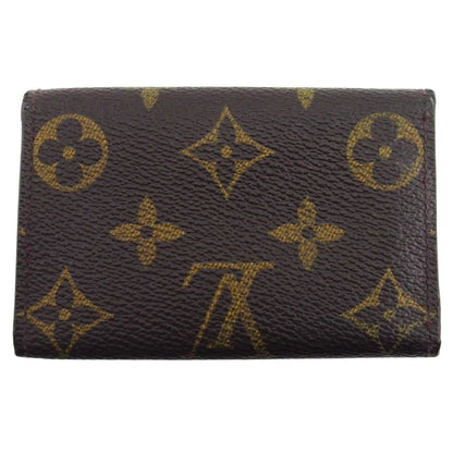 LOUIS VUITTON Key case Key holder Brown x beige x gold Multicles6
