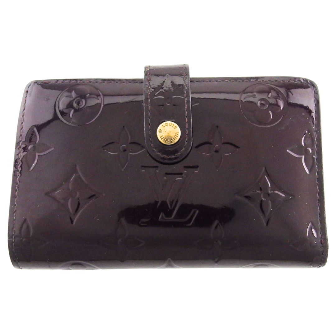 LOUIS VUITTON Bifold Wallet M93521 Purple brown Portefeuille Viennoiserie