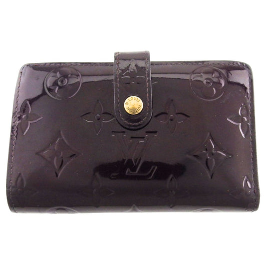 LOUIS VUITTON Bifold Wallet M93521 Purple brown Portefeuille Viennoiserie