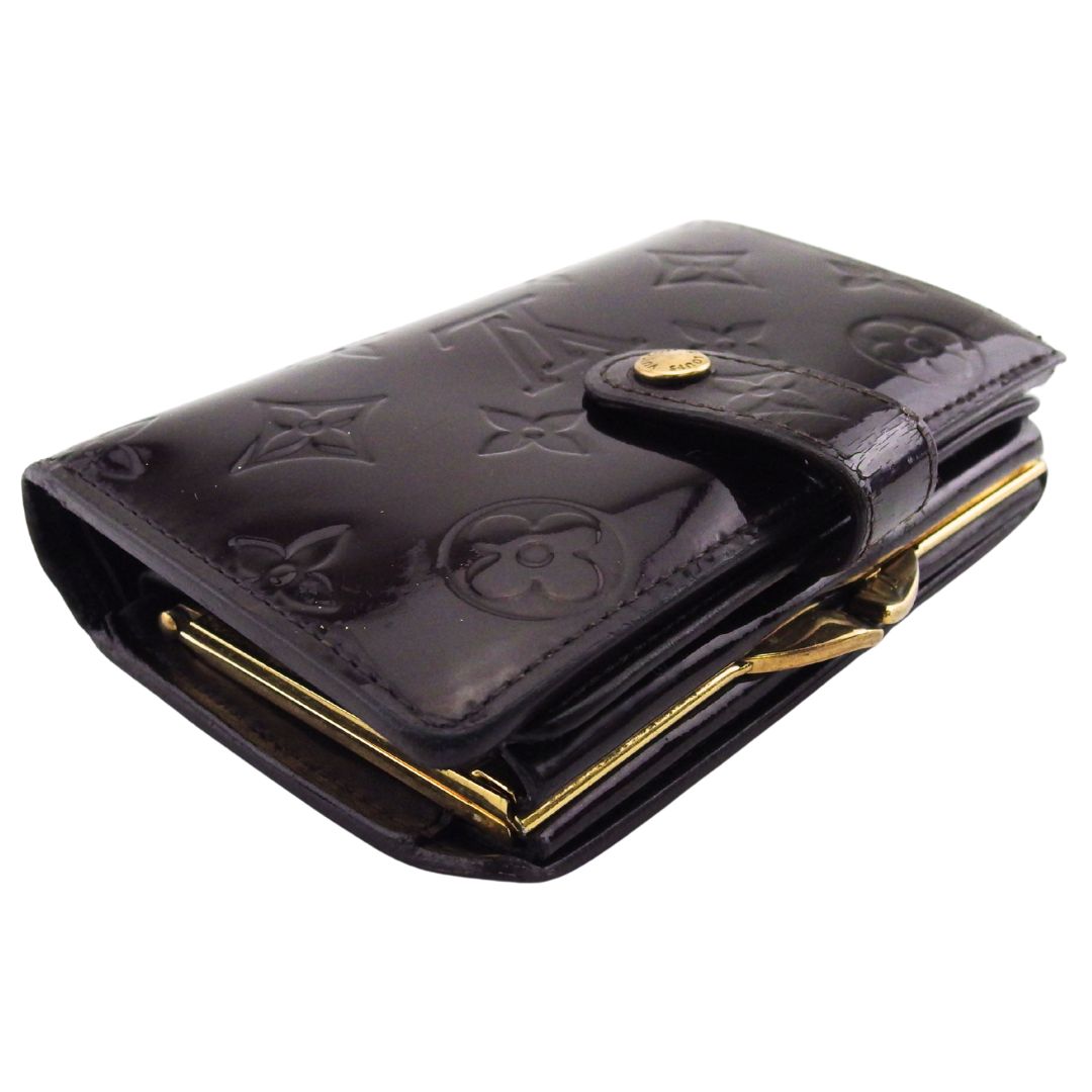 LOUIS VUITTON Bifold Wallet M93521 Purple brown Portefeuille Viennoiserie