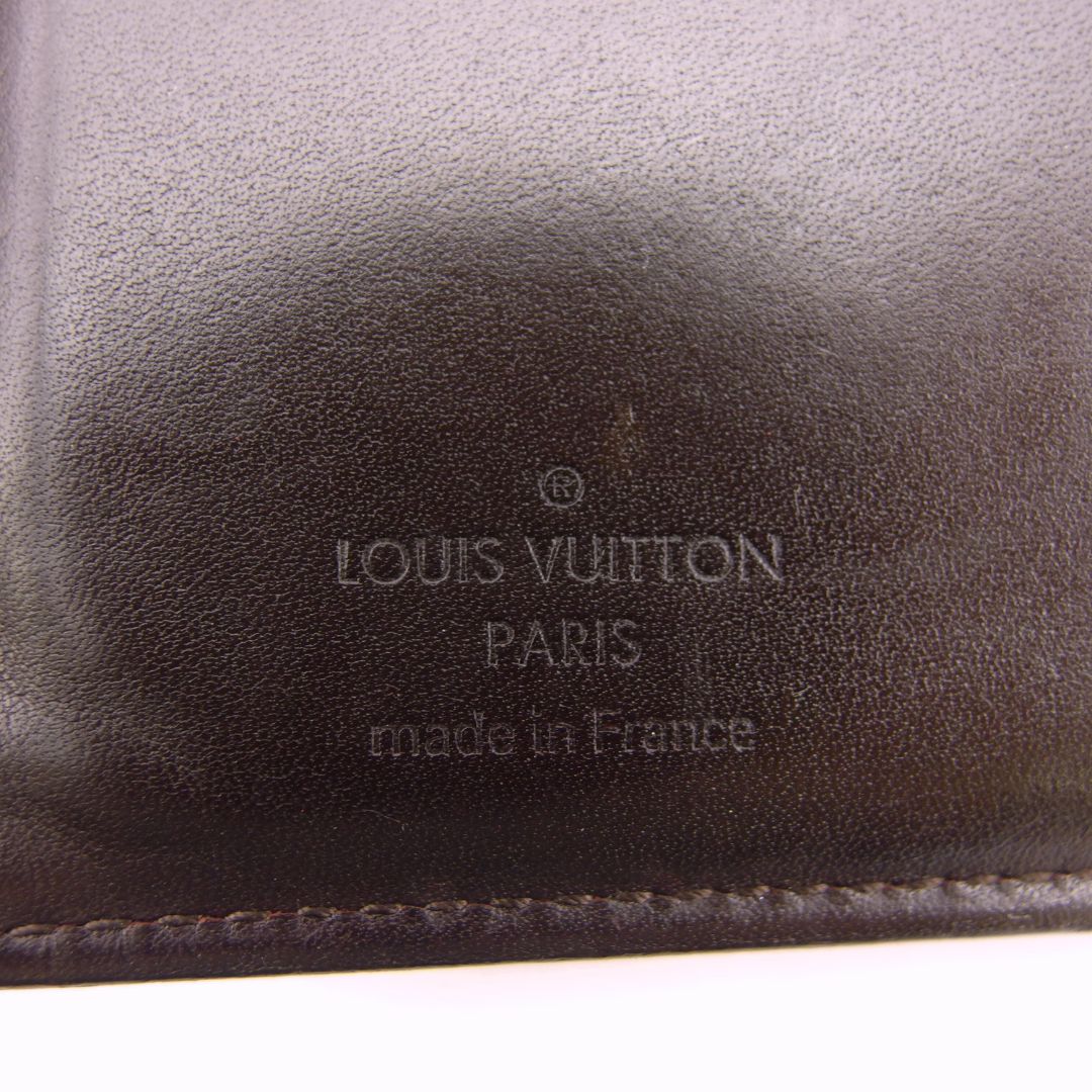 LOUIS VUITTON Bifold Wallet M93521 Purple brown Portefeuille Viennoiserie