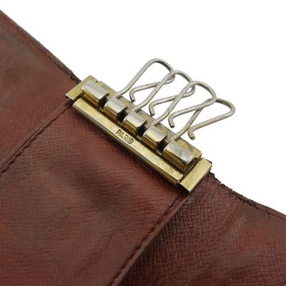 LOUIS VUITTON Key case Key holder M62631 Brown beige Multicles4
