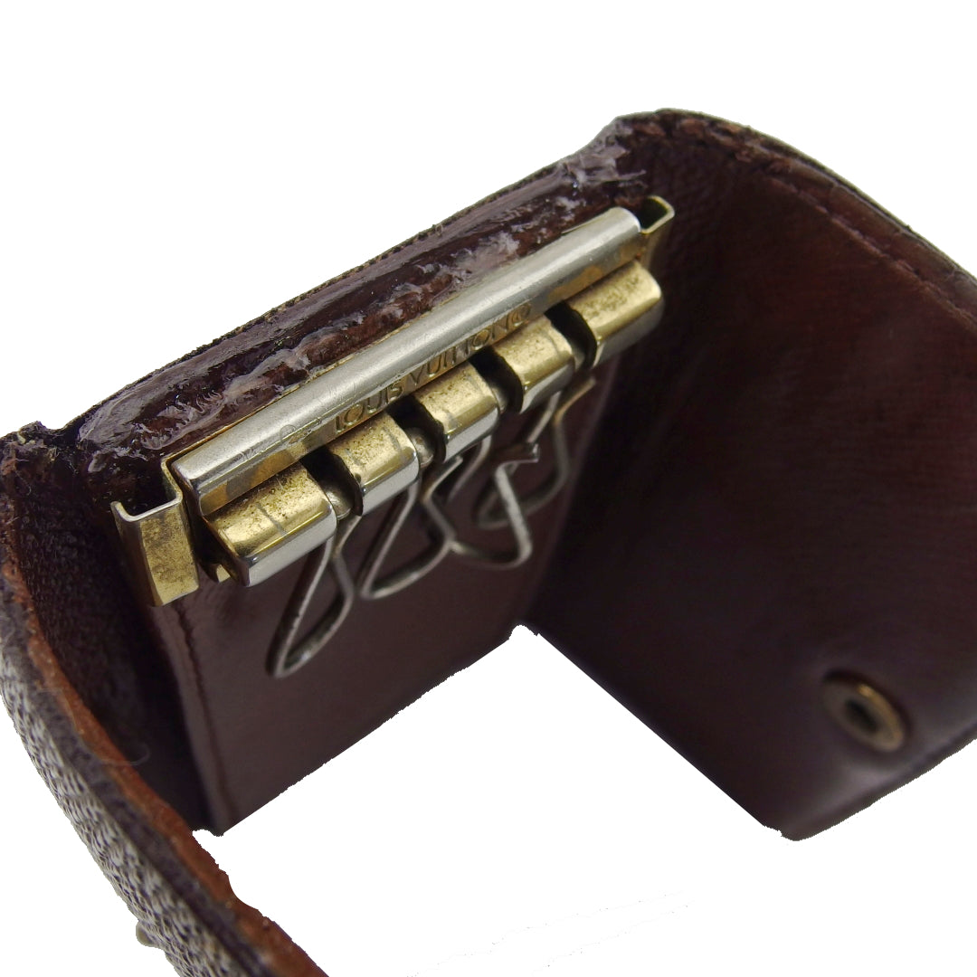 LOUIS VUITTON Key case Key holder M62631 Brown beige Multicles4