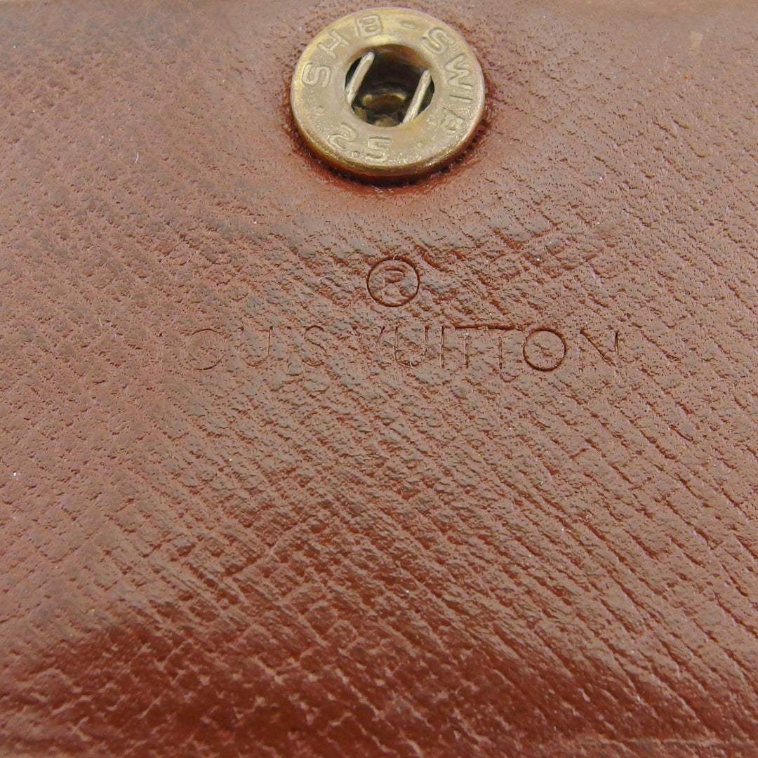 LOUIS VUITTON Key case Key holder M62631 Brown beige Multicles4