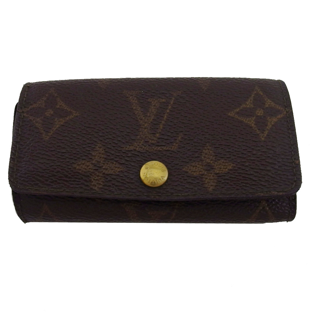 LOUIS VUITTON Key case Key holder M62631 Brown beige Multicles4