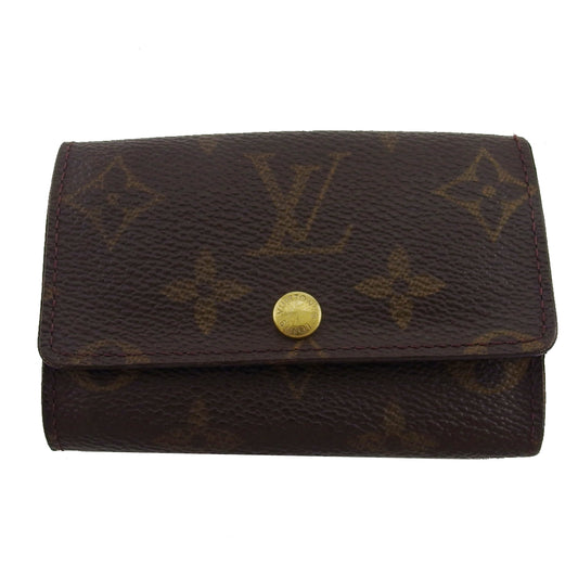 LOUIS VUITTON Key case Key holder M62630 Brown beige Multicles6