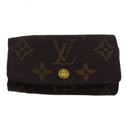 LOUIS VUITTON Key case Key holder M62631 Brown beige Multicles4