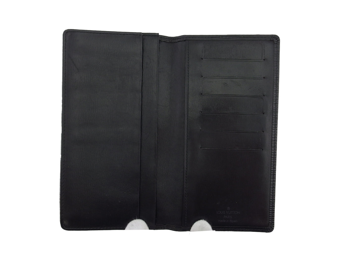 LOUIS VUITTON Bill Compartment M63212 black Porto Cartes Cridit Yen
