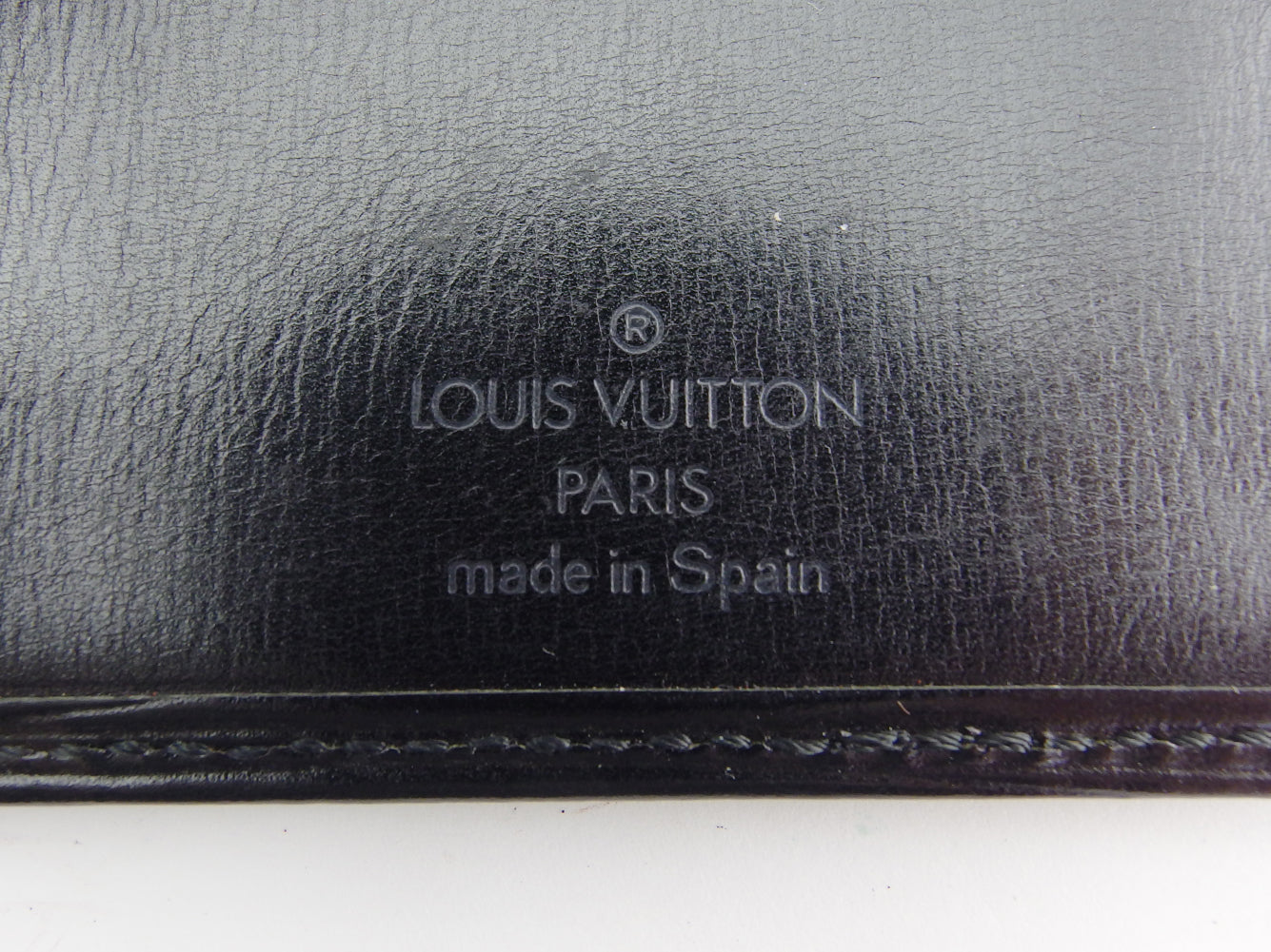 LOUIS VUITTON Bill Compartment M63212 black Porto Cartes Cridit Yen