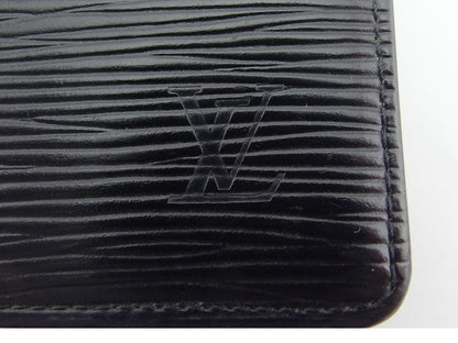 LOUIS VUITTON Bill Compartment M63212 black Porto Cartes Cridit Yen