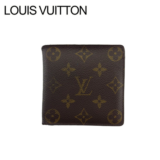 LOUIS VUITTON Bifold Wallet M61665 Brown beige Porte Billets Cartes Crdit Monet