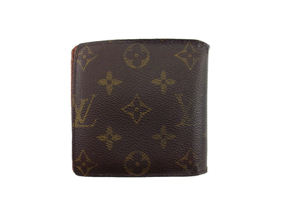 LOUIS VUITTON Bifold Wallet M61665 Brown beige Porte Billets Cartes Crdit Monet