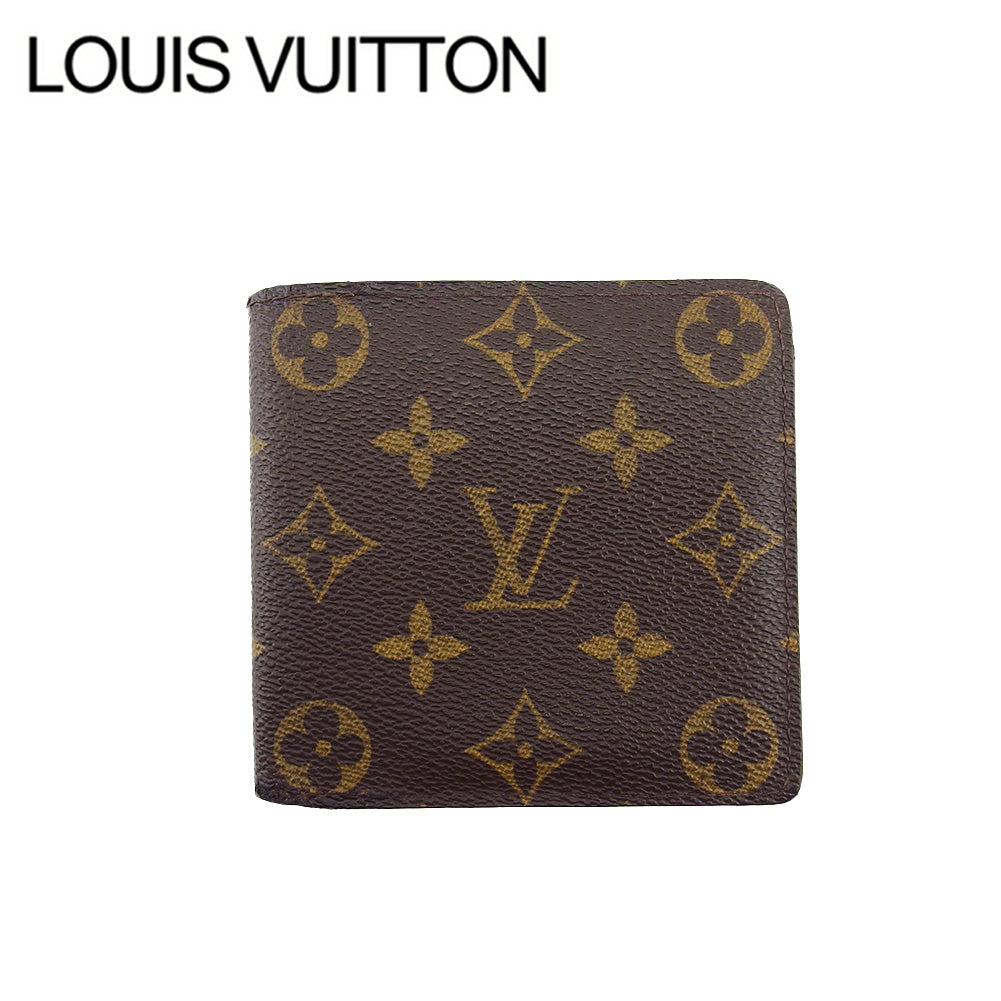 LOUIS VUITTON Bifold Wallet M61665 Brown beige Porte Billets Cartes Crdit Monet