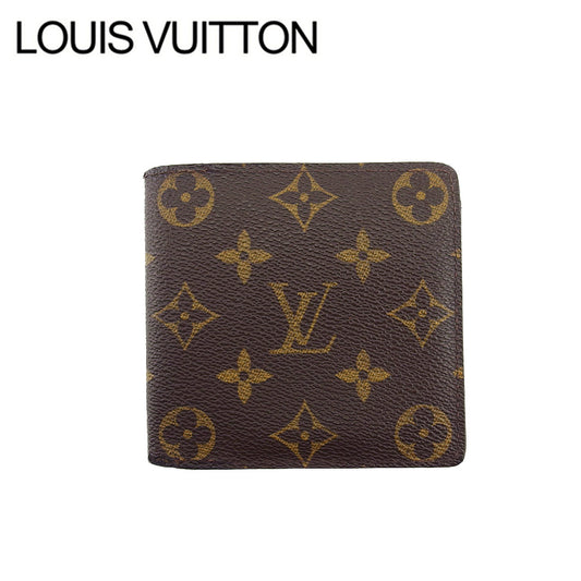 LOUIS VUITTON Bifold Wallet M61665 Brown beige Porte Billets Cartes Crdit Monet
