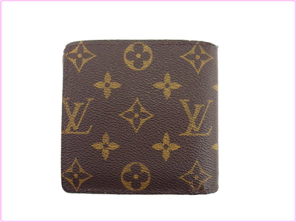 LOUIS VUITTON Bifold Wallet M61665 Brown beige Porte Billets Cartes Crdit Monet