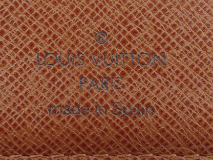 LOUIS VUITTON Bifold Wallet M61665 Brown beige Porte Billets Cartes Crdit Monet