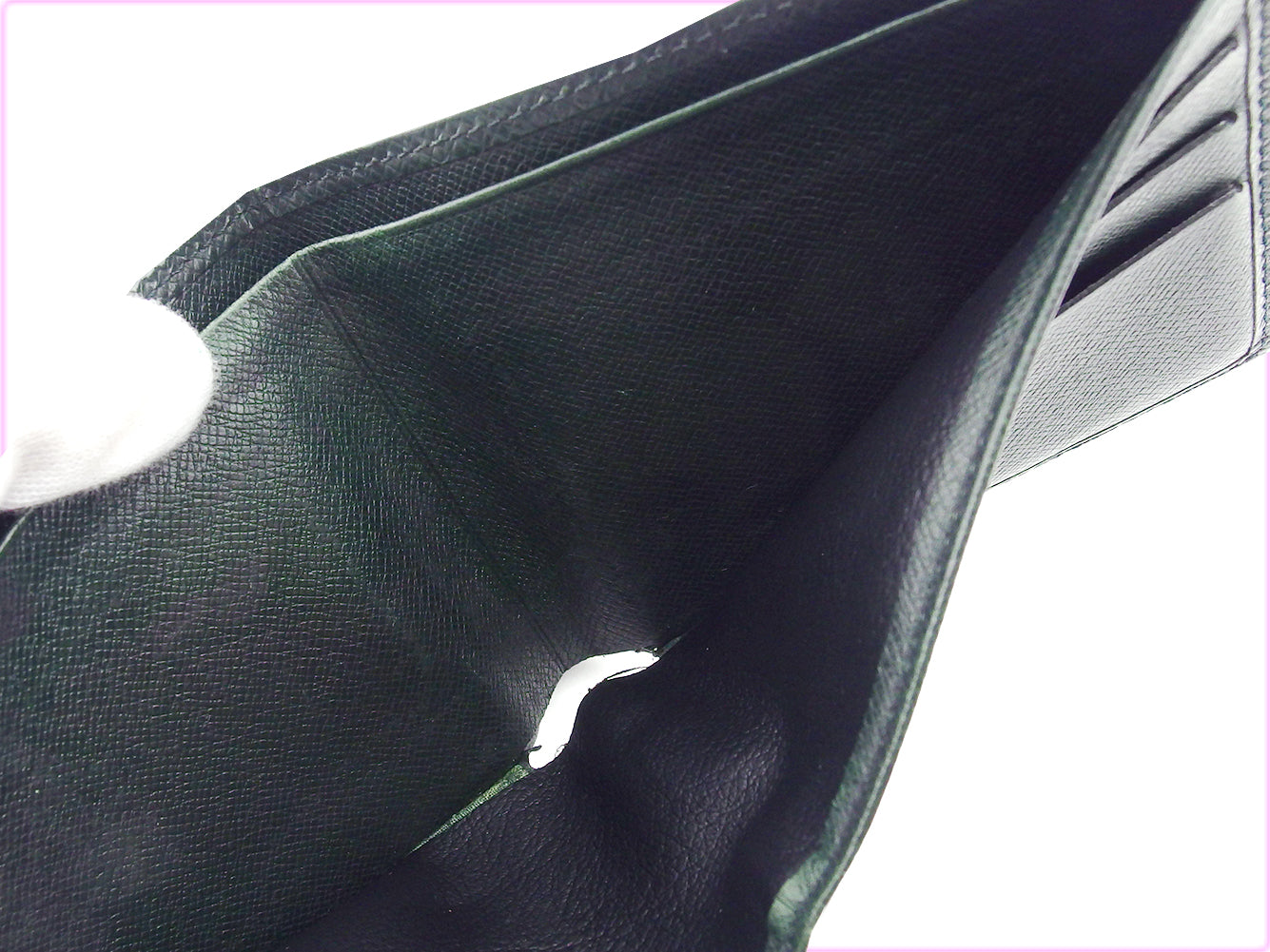 LOUIS VUITTON Bill Compartment M30484 green Porte Billets6Cartes Crdit