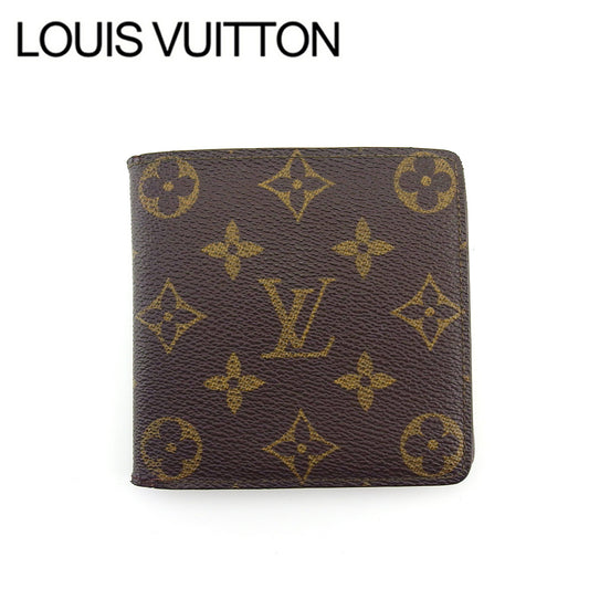 LOUIS VUITTON Bifold Wallet M61665 Brown beige Porte Billets Cartes Crdit Monet