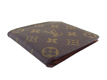 LOUIS VUITTON Bifold Wallet M61665 Brown beige Porte Billets Cartes Crdit Monet