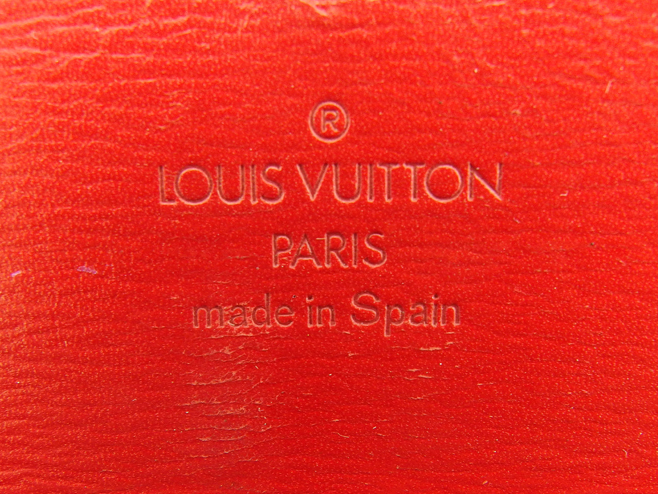 LOUIS VUITTON Long Wallet Purse M63577 Red Pochette Porto MonÃ©credi