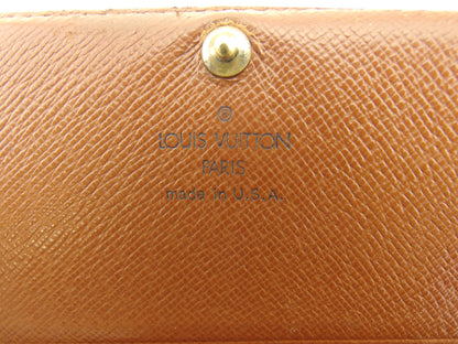 LOUIS VUITTON Long Wallet Purse M61730 Brown beige Portonebi Tresol