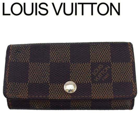 LOUIS VUITTON Key case Key holder N62631 Brown beige Multicles4