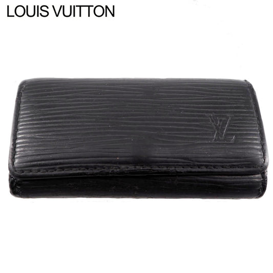 LOUIS VUITTON Key case Key holder Noir Multicles4