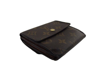 LOUIS VUITTON Bifold Wallet M61652 Brown x beige Portomonet Pie Cartes Crdit