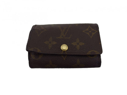LOUIS VUITTON Key case Key holder M62630 Brown beige Multicles6