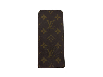 LOUIS VUITTON glasses case No.148 Brown beige vintage