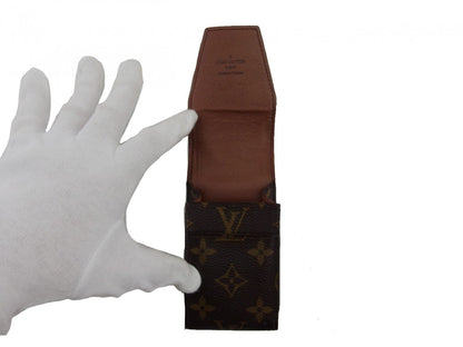 LOUIS VUITTON Cigarette case M63024 Brown beige Etui cigarette