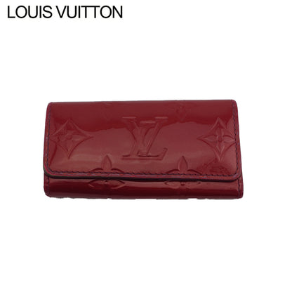 LOUIS VUITTON Key case Key holder M91976 Red Multicles4