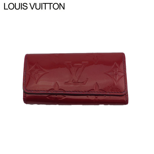 LOUIS VUITTON Key case Key holder M91976 Red Multicles4