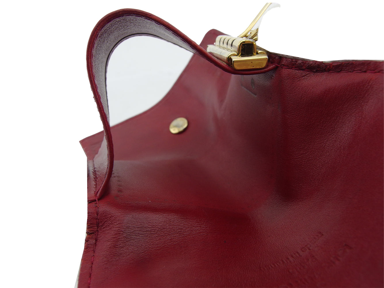 LOUIS VUITTON Key case Key holder M91976 Red Multicles4