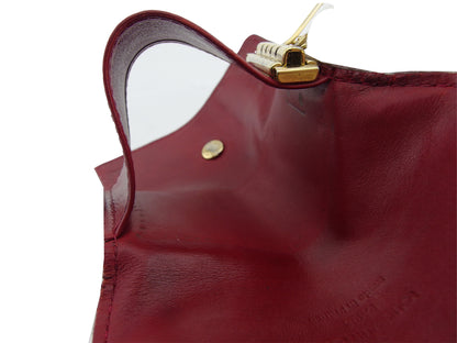 LOUIS VUITTON Key case Key holder M91976 Red Multicles4