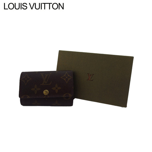LOUIS VUITTON Key case Key holder M62630 Brown beige Multicles6