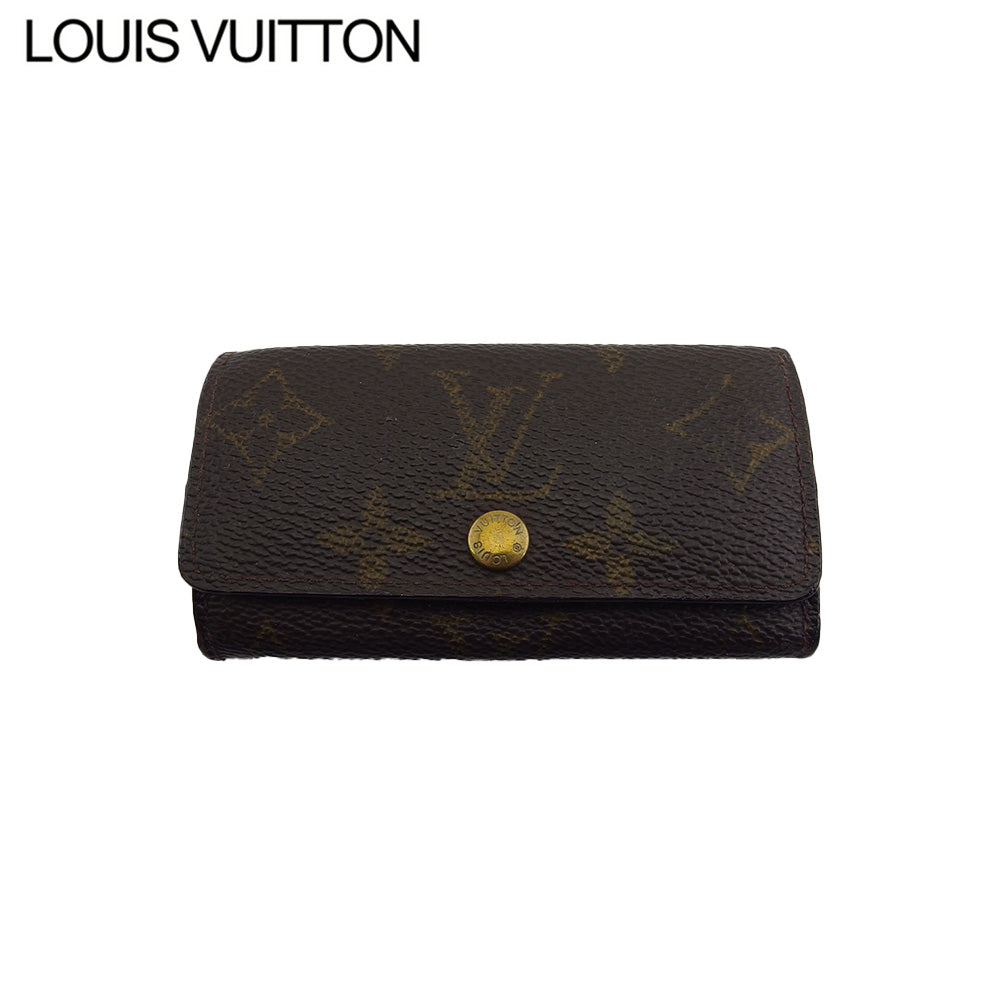 LOUIS VUITTON Key case Key holder M62631 Brown beige Multicles4