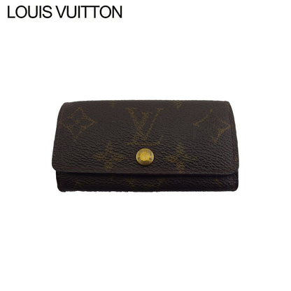 LOUIS VUITTON Key case Key holder M62631 Brown beige Multicles4
