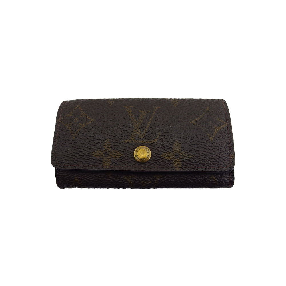 LOUIS VUITTON Key case Key holder M62631 Brown beige Multicles4