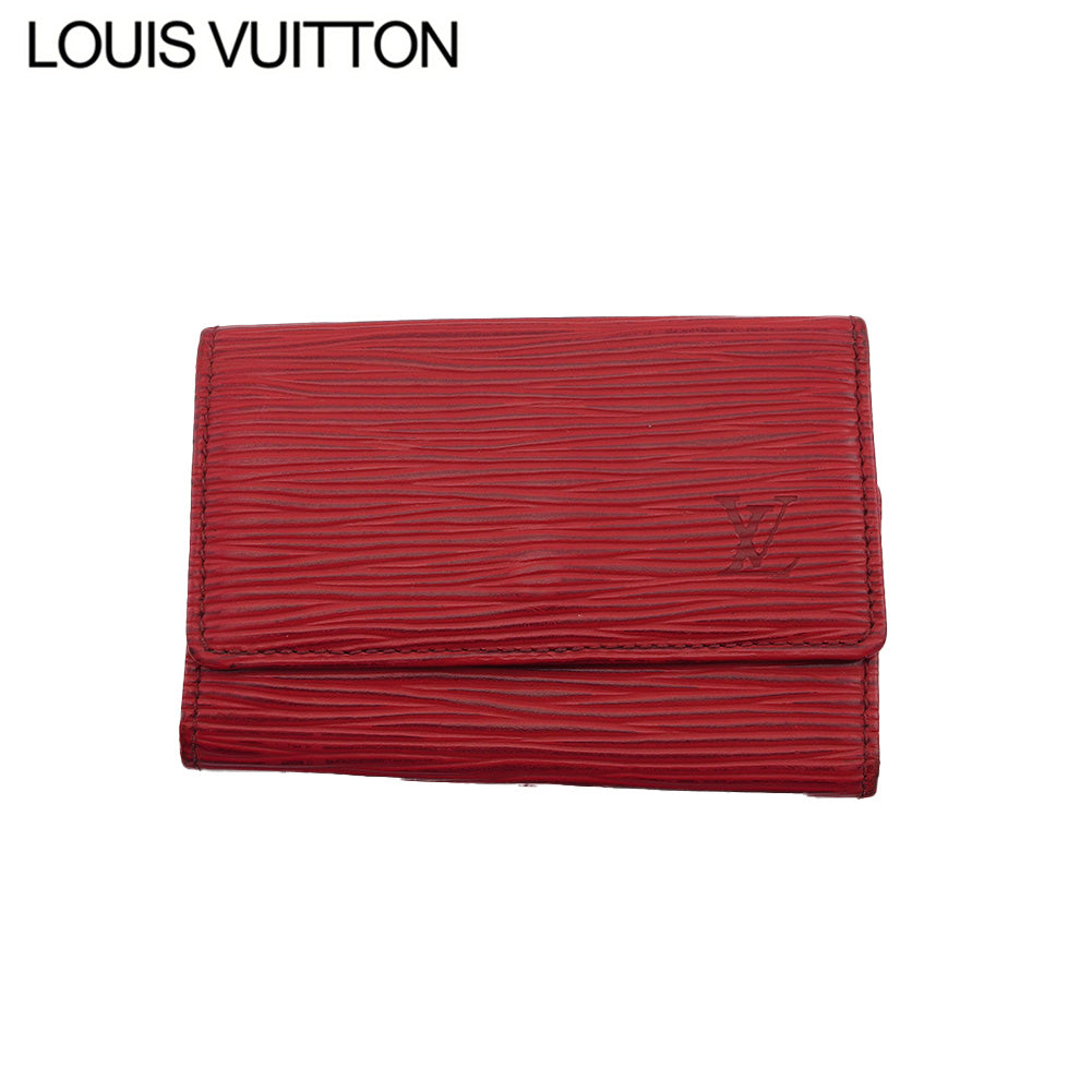 LOUIS VUITTON Key case Key holder M63817 Red Multicles6