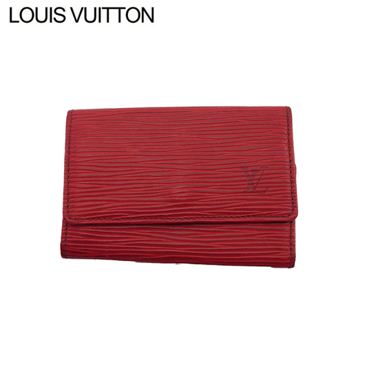 LOUIS VUITTON Key case Key holder M63817 Red Multicles6