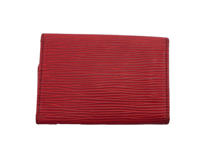 LOUIS VUITTON Key case Key holder M63817 Red Multicles6