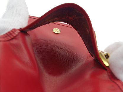 LOUIS VUITTON Key case Key holder M63817 Red Multicles6