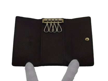 LOUIS VUITTON Key case Key holder N62631 Brown beige Multicles4
