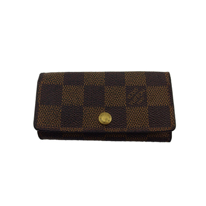 LOUIS VUITTON Key case Key holder N62631 Brown beige Multicles4