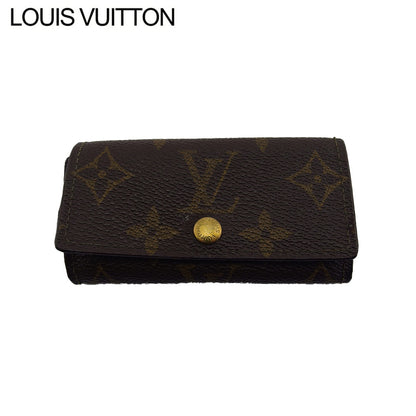 LOUIS VUITTON Key case Key holder M62631 Brown beige Multicles4