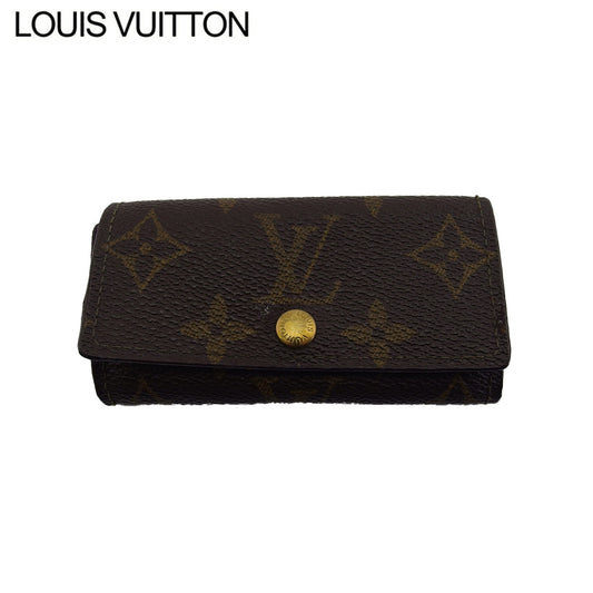 LOUIS VUITTON Key case Key holder M62631 Brown beige Multicles4