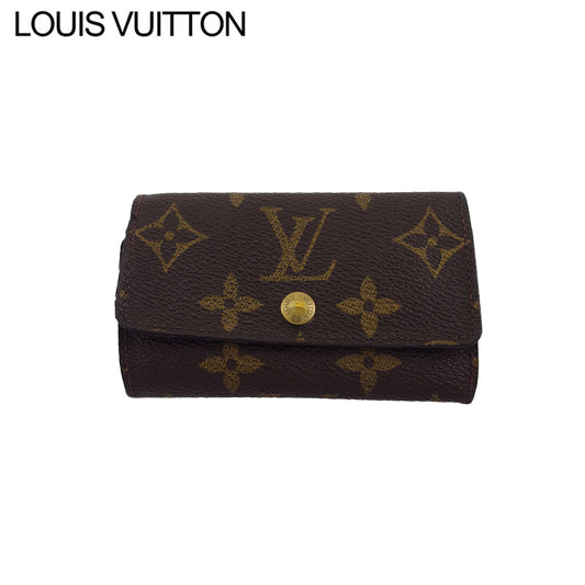 LOUIS VUITTON Key case Key holder M62630 Brown beige Multicles6