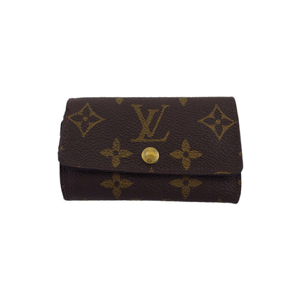 LOUIS VUITTON Key case Key holder M62630 Brown beige Multicles6